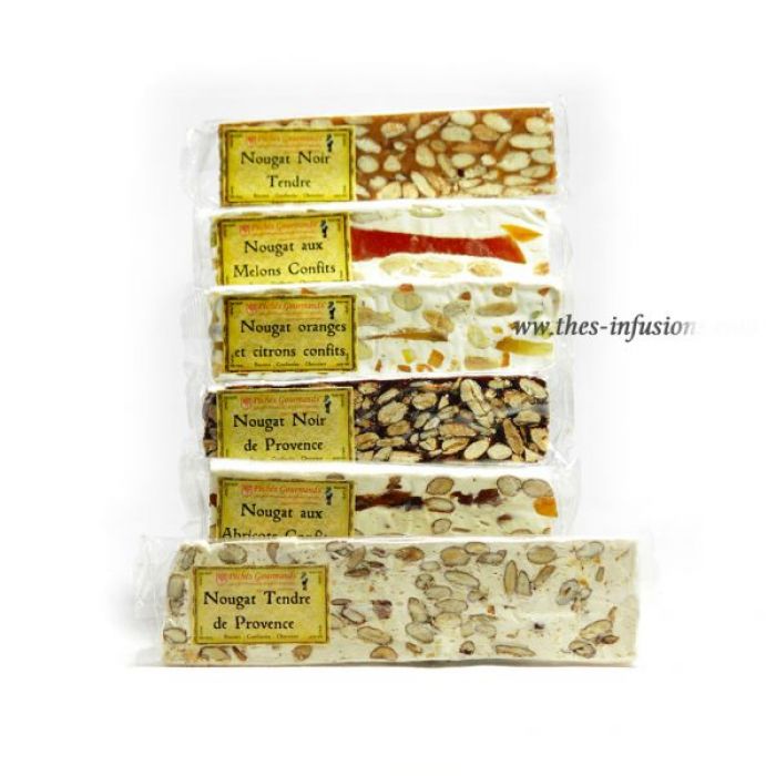 Barre Nougat de Provence (lot de 6 barres de 100g)