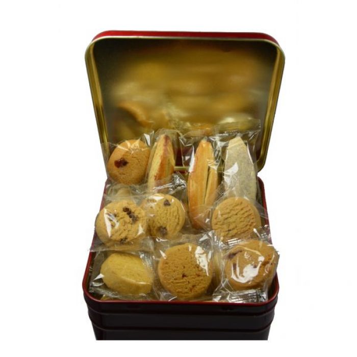 Boîte de biscuits artisanaux